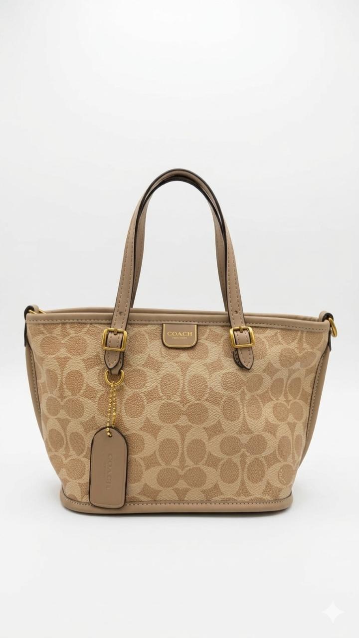 Coach Taxi Tote Bag 21 in Signature Canvas