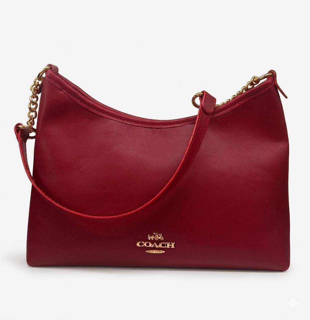 Coach Laurel Shoulder Bag in Candy Apple Red