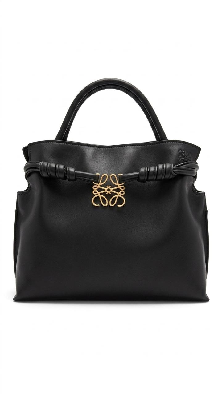 LOEWE Flamenco Purse Bag in Nappa Calfskin – Black