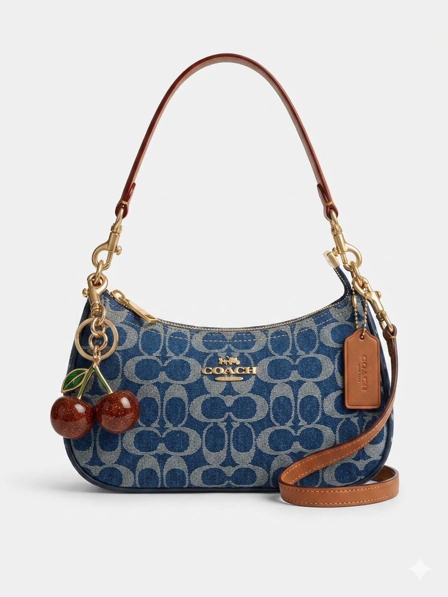 Coach Teri Shoulder Bag in Signature Denim