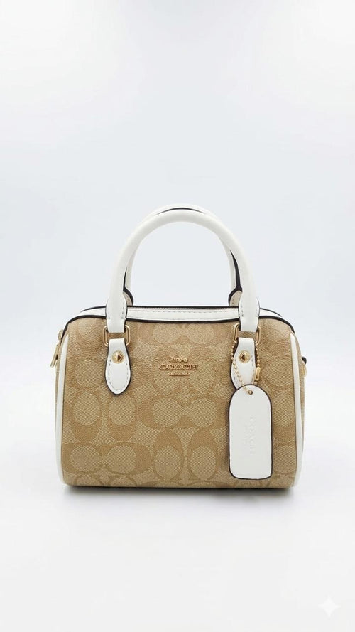 Coach Mini Rowan Crossbody Bag in Signature Denim